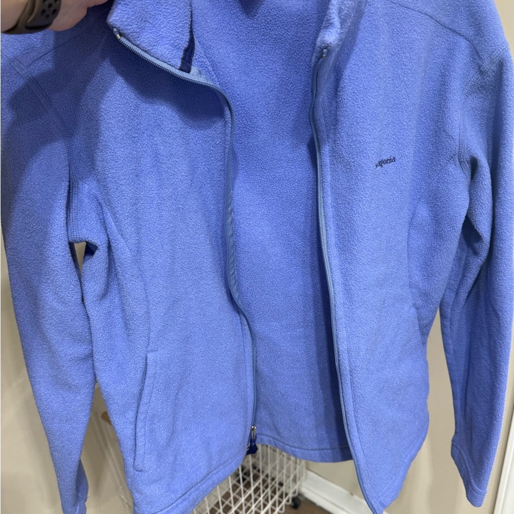 Patagonia Blue Fleece Zip-Up Jacket